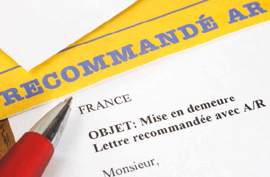 Délai pour récupérer un recommandé